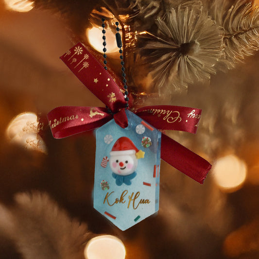 Christmas Keepsake Ornament Keychain
